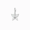 New Charm-Anhänger Schmetterling weiße Steine Damen Charms|Charms