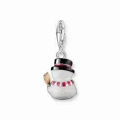 Cheap Charm-Anhänger Schneemann Silber Damen Charms|Charms