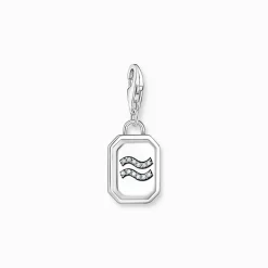 Cheap Charm-Anhänger Sternzeichen Wassermann mit Steinen Silber Damen Charms|Charms
