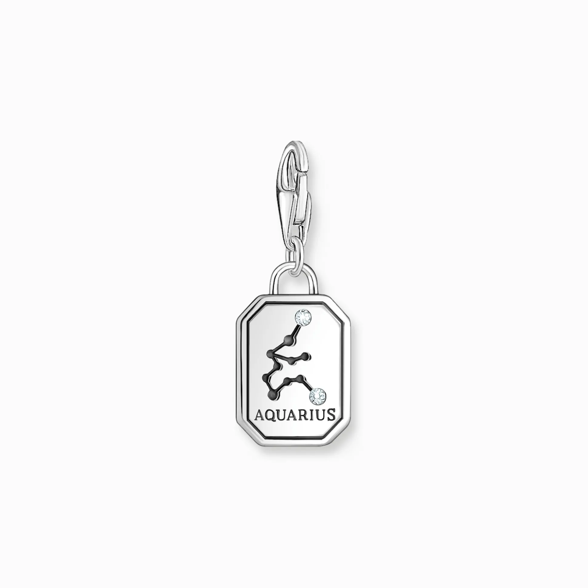 Cheap Charm-Anhänger Sternzeichen Wassermann mit Steinen Silber Damen Charms|Charms