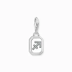 Best Sale Charm-Anhänger Sternzeichen Schütze mit Steinen Silber Damen Charms|Charms