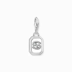 Best Sale Charm-Anhänger Sternzeichen Krebs mit Steinen Silber Damen Charms|Charms