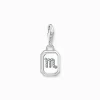 Outlet Charm-Anhänger Sternzeichen Skorpion mit Steinen Silber Damen Charms|Charms