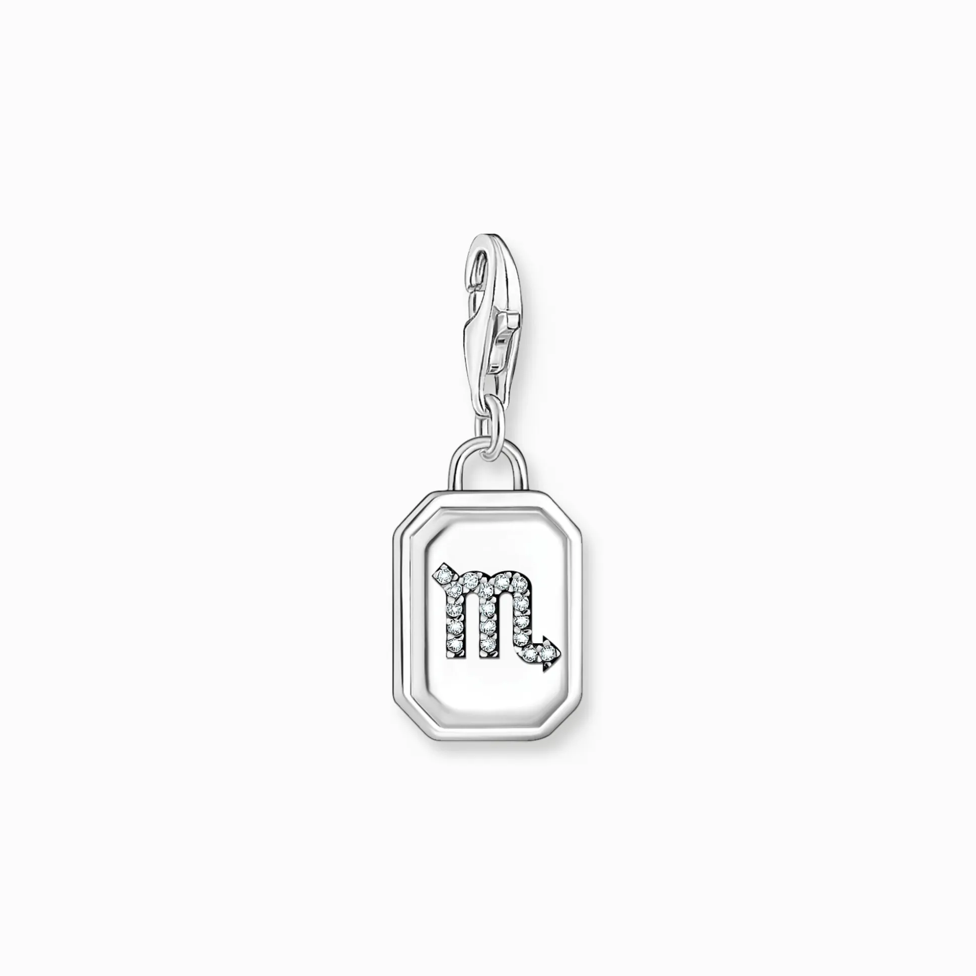 Outlet Charm-Anhänger Sternzeichen Skorpion mit Steinen Silber Damen Charms|Charms