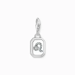 New Charm-Anhänger Sternzeichen Löwe mit Steinen Silber Damen Charms|Charms