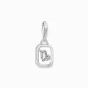 Outlet Charm-Anhänger Sternzeichen Steinbock mit Steinen Silber Damen Charms|Charms