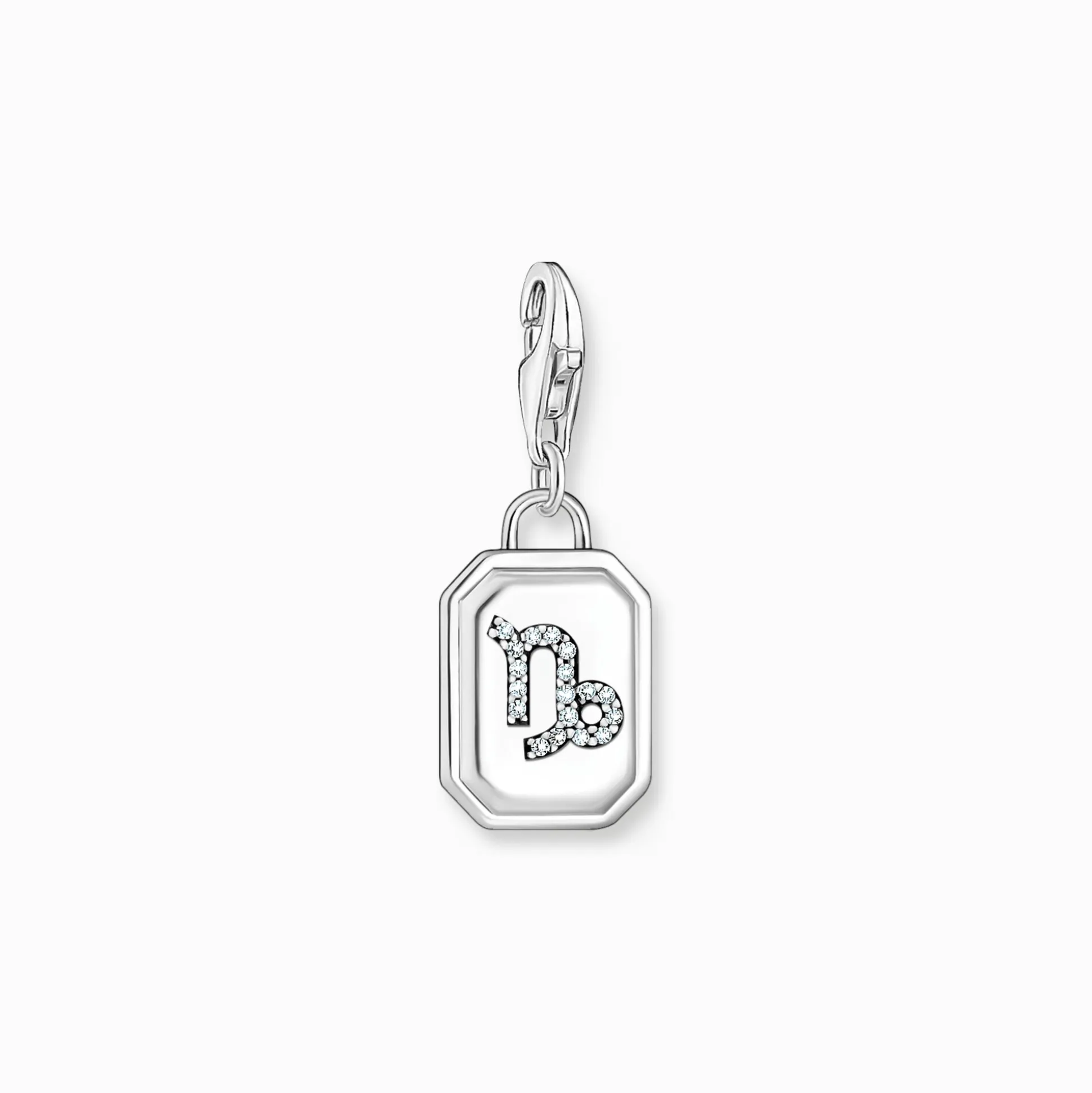 Outlet Charm-Anhänger Sternzeichen Steinbock mit Steinen Silber Damen Charms|Charms