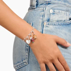 Hot Charm-Anhänger Weihnachtssocken Silber Damen Charms|Charms