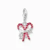 Cheap Charm-Anhänger Zuckerstangen Silber Damen Charms|Charms