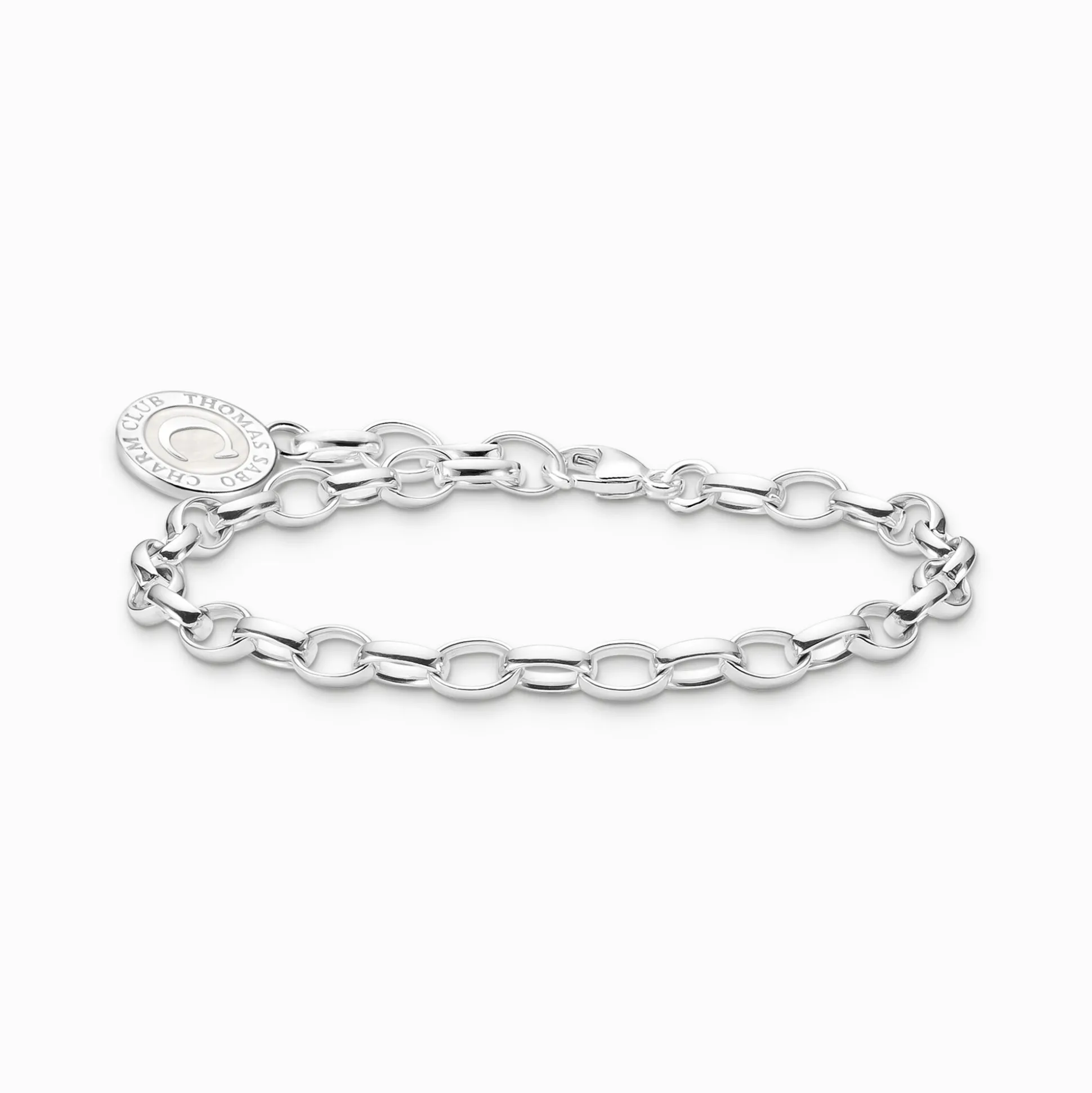 Best Sale Charm-Armband mit weißem Coin Silber Damen Charm Armbänder|Charm Armbänder