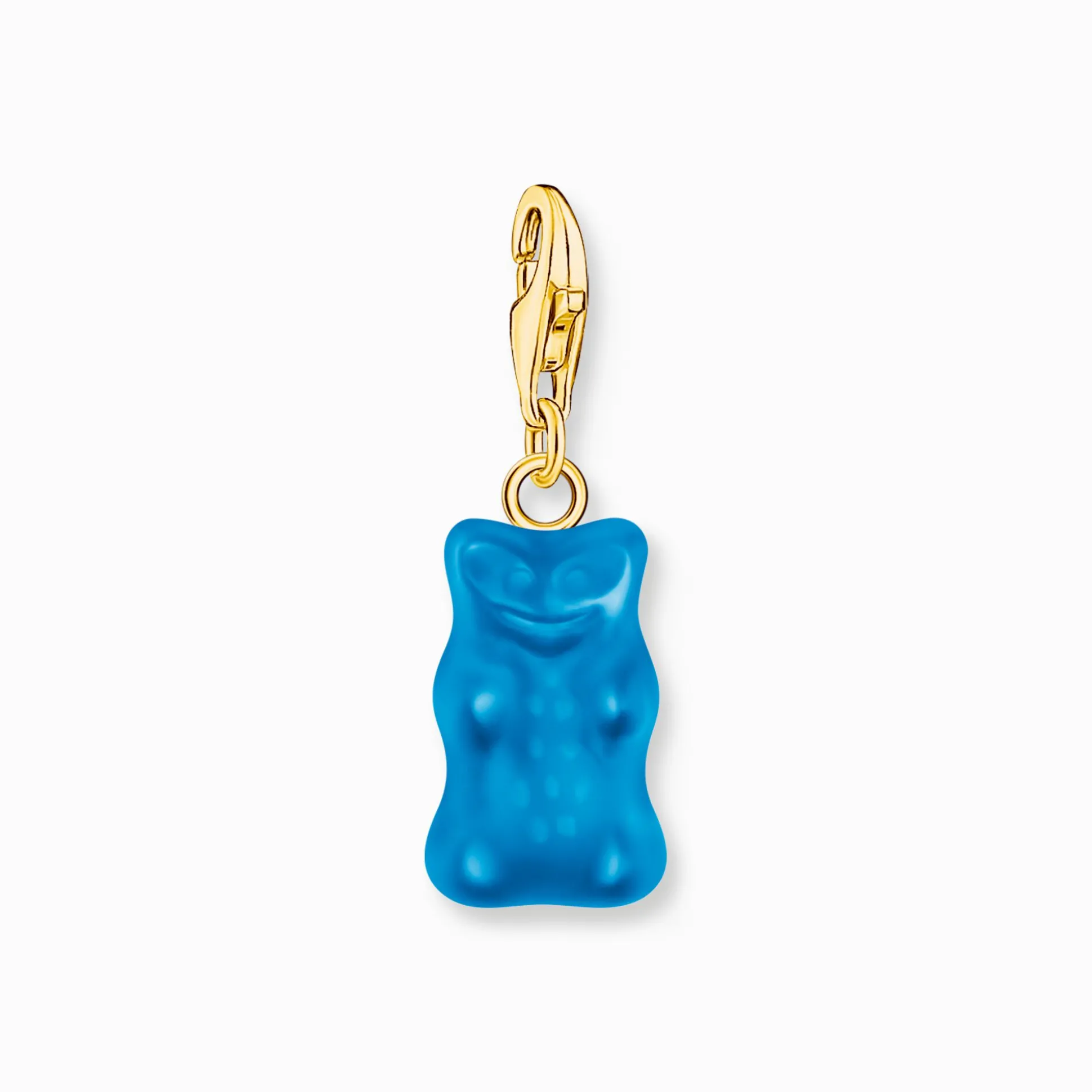 Shop Charm-Goldbären-Anhänger in Blau vergoldet Damen Charms|Charms