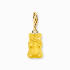Store Charm-Goldbären-Anhänger in Gelb vergoldet Damen Charms|Charms