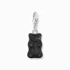 Flash Sale Charm-Goldbären-Anhänger in Schwarz Silber Damen Charms|Charms