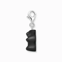 Flash Sale Charm-Goldbären-Anhänger in Schwarz Silber Damen Charms|Charms