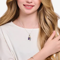 Cheap Charm-Kette mit Kugeln und Coin Silber Damen Charm Ketten|Charm Ketten