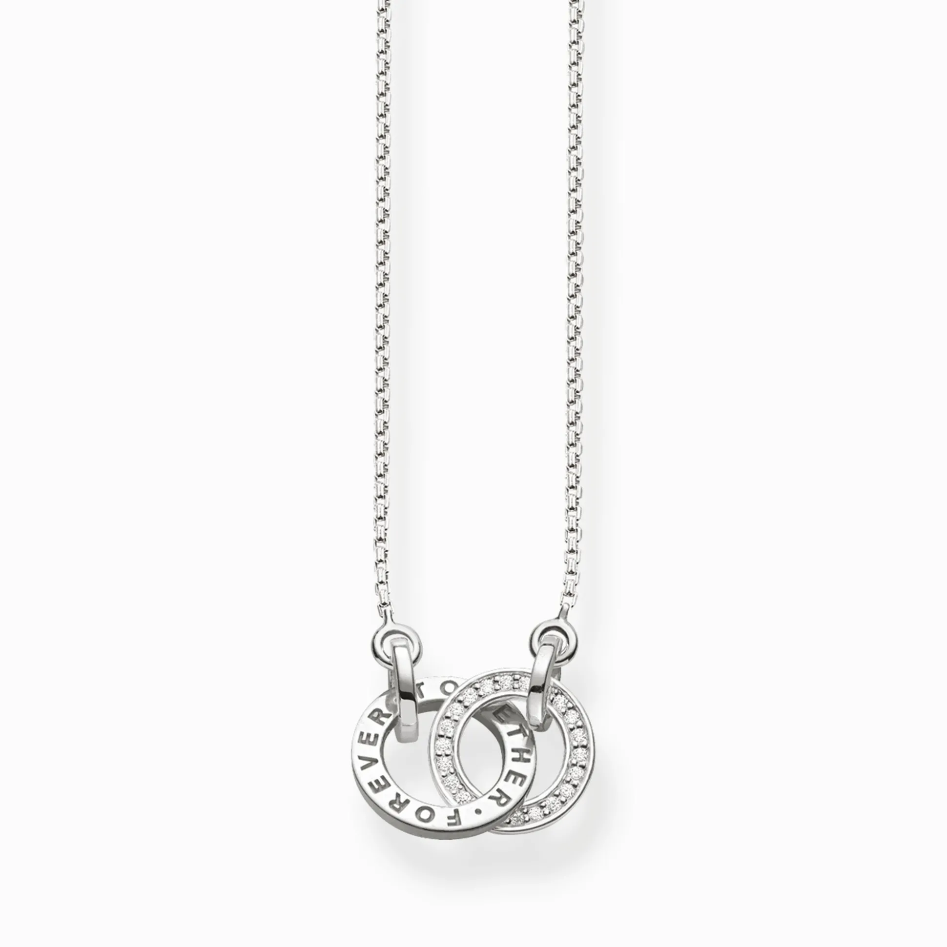 Clearance Collier Forever Together klein silber Damen Halsketten|925 Silber