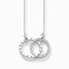 Fashion Collier Forever Together groß silber Damen Halsketten