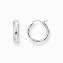 Shop Creolen Chunky-Design Silber Damen Creolen