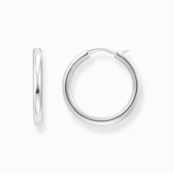 Online Creolen mit klassisch-elegantem Design Silber Damen Creolen