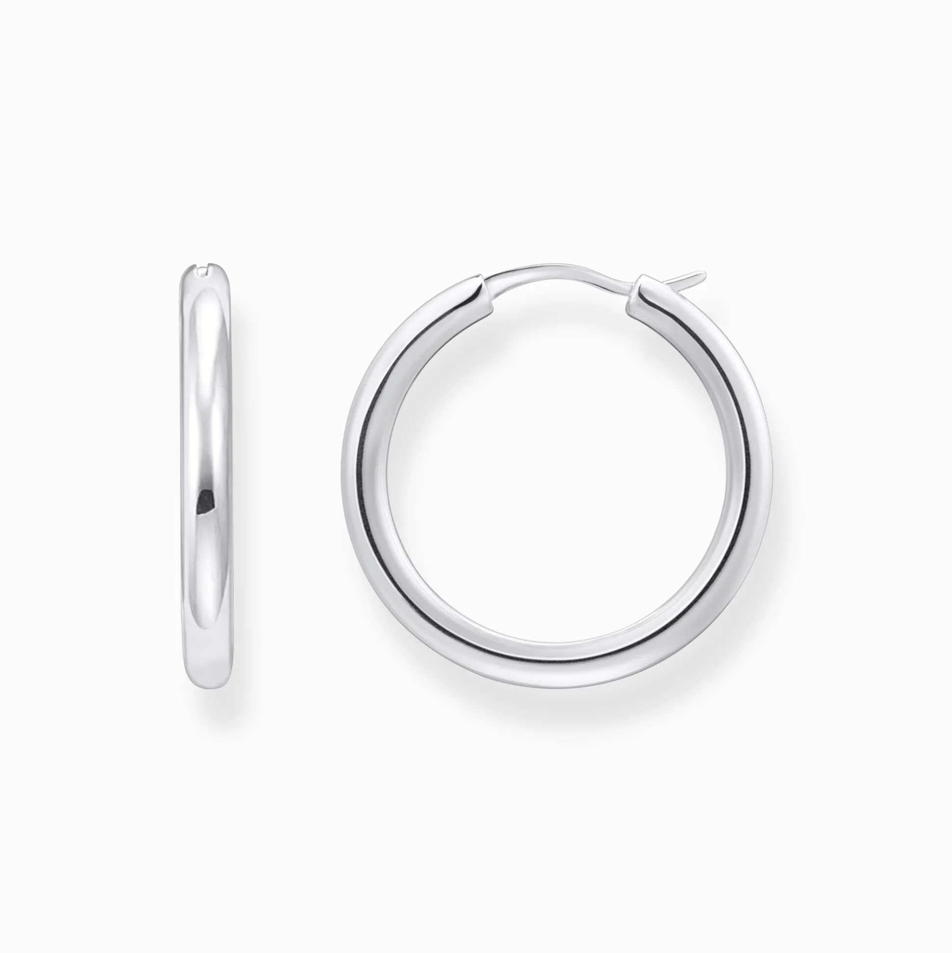 Online Creolen mit klassisch-elegantem Design Silber Damen Creolen