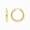 Cheap Creolen mit klassisch-elegantem Design vergoldet Damen Creolen