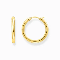Cheap Creolen mit klassisch-elegantem Design vergoldet Damen Creolen