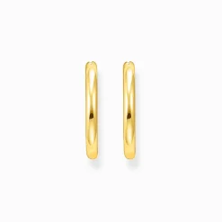 Cheap Creolen mit klassisch-elegantem Design vergoldet Damen Creolen
