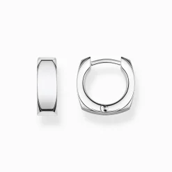 Outlet Creolen Puristisches silber Damen Creolen