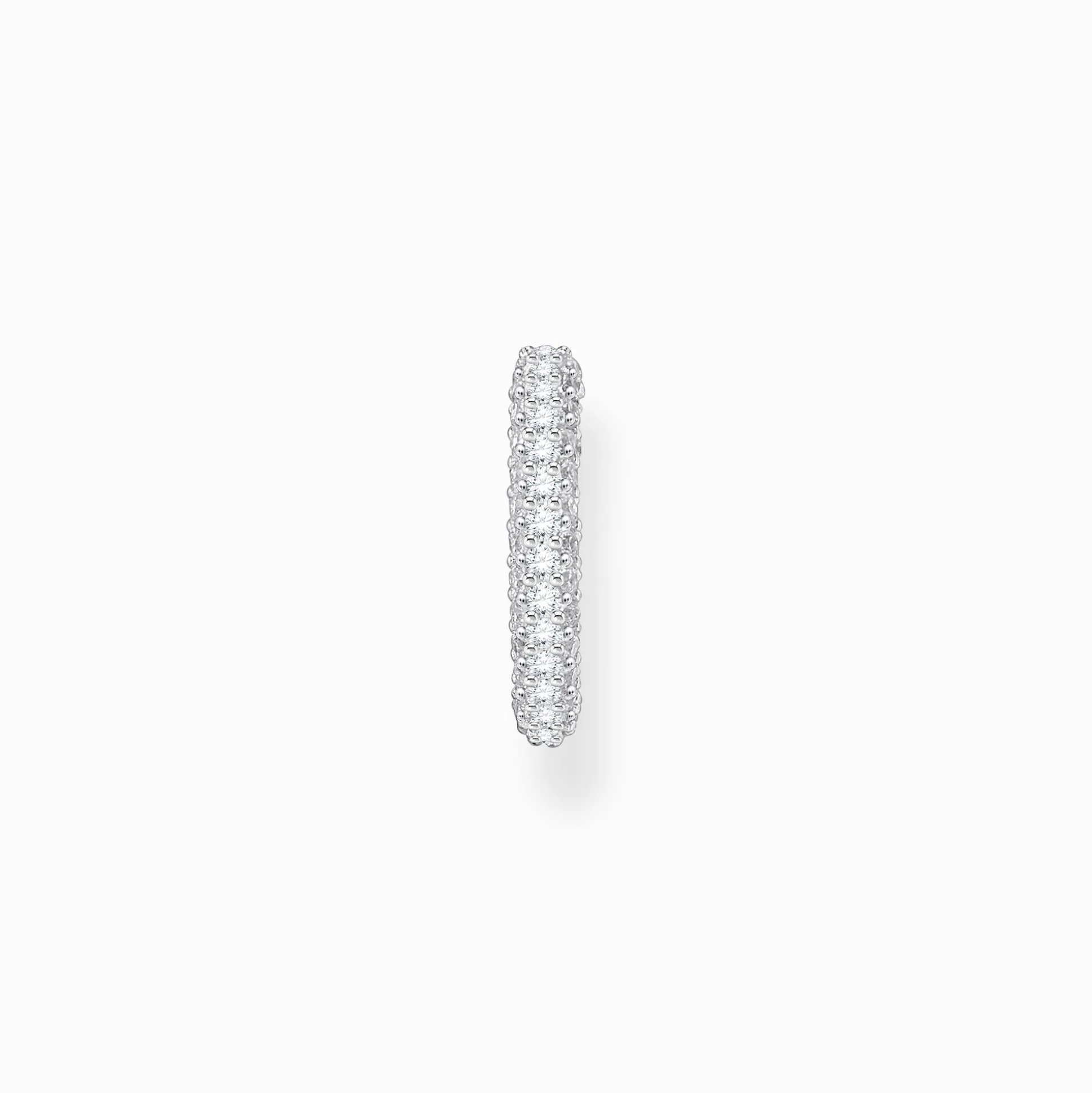 Discount Earcuff mit weißem Zirkonia-Pavé Silber Damen Ear Cuffs|925 Silber