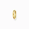 Sale Einzel Creole klassisch gold Damen Creolen|18K Vergoldung - 925 Silber