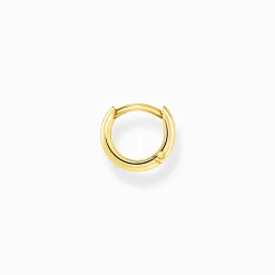 Online Einzel Creole klassisch gold Damen Creolen|18K Vergoldung - 925 Silber