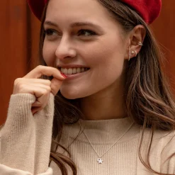 Flash Sale Einzel Ohrklemme gekreuzt silber Damen Creolen|Ear Cuffs