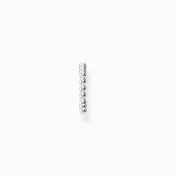 Sale Einzel Ohrklemme Kugeln silber Damen Creolen|Ear Cuffs