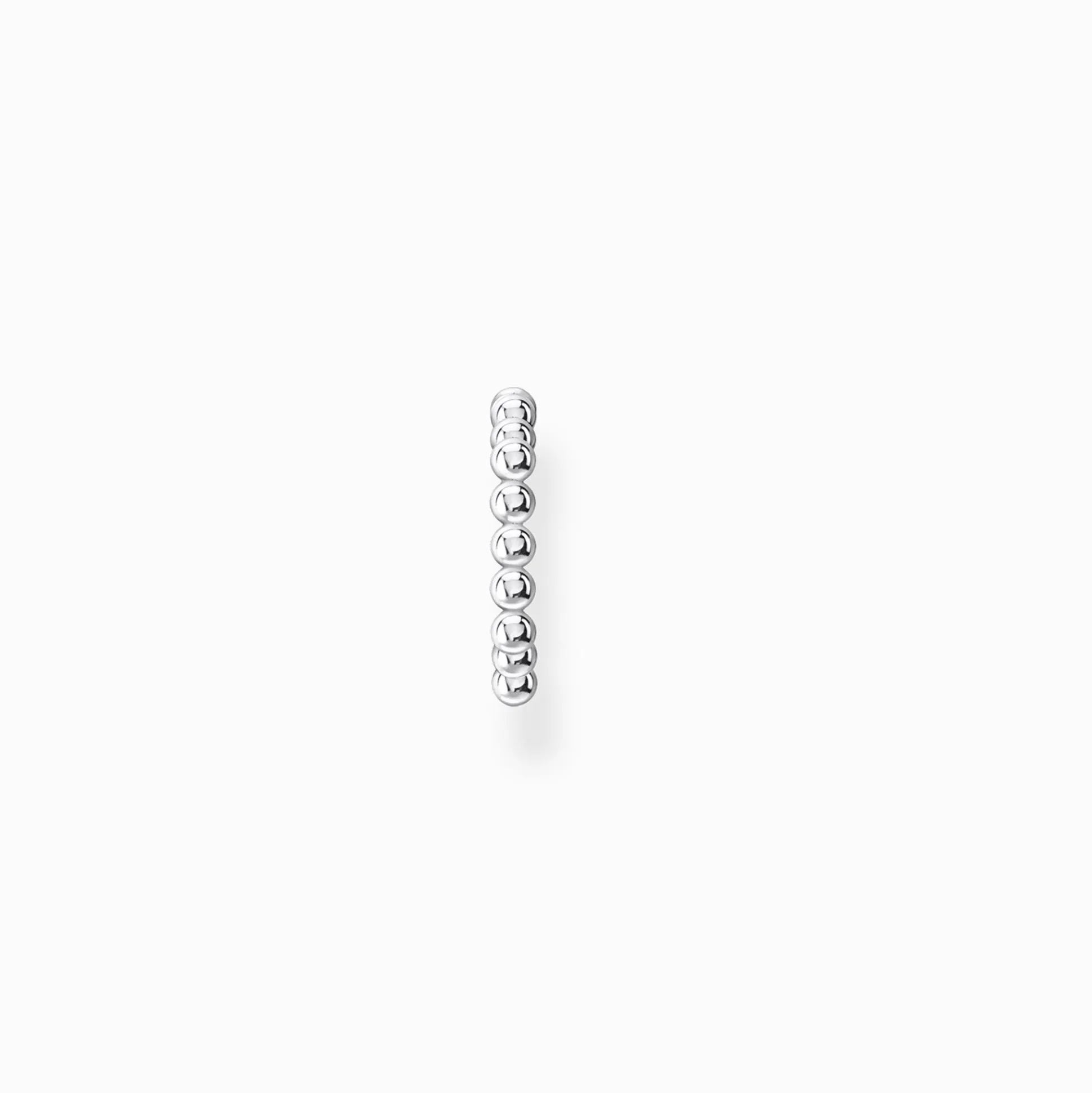 Sale Einzel Ohrklemme Kugeln silber Damen Creolen|Ear Cuffs