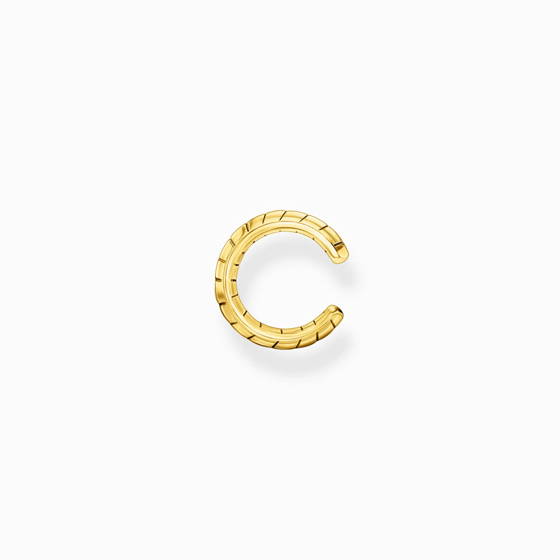Outlet Einzel Ohrklemme Schlangenhaut gold Damen Ohrstecker|18K Vergoldung - 925 Silber