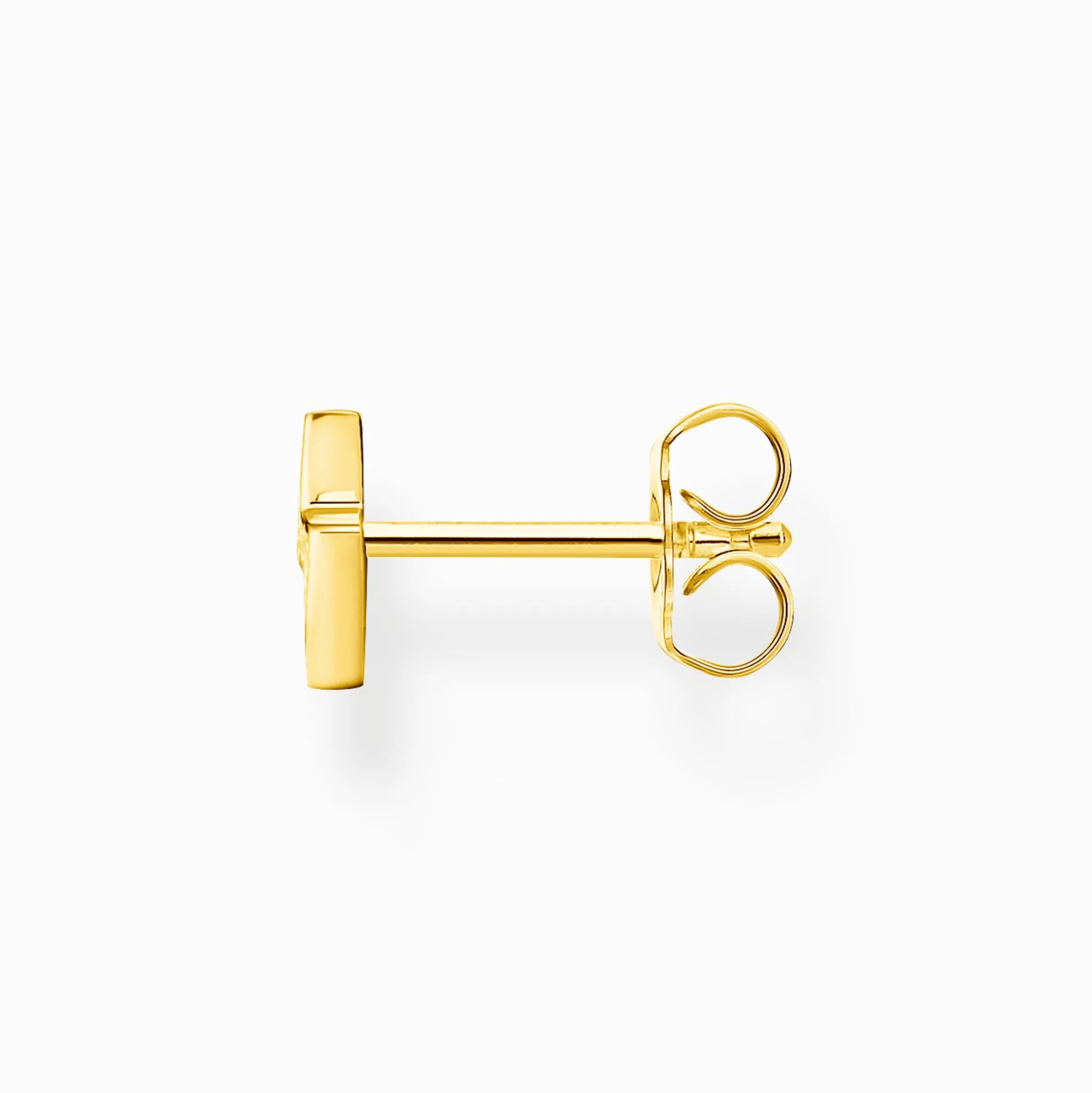 Clearance Einzel Ohrstecker Blitz gold Damen Ohrstecker