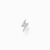 Best Sale Einzel Ohrstecker Blitz silber Damen Ohrstecker