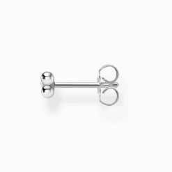Best Sale Einzel Ohrstecker Kugeln silber Damen Ohrstecker