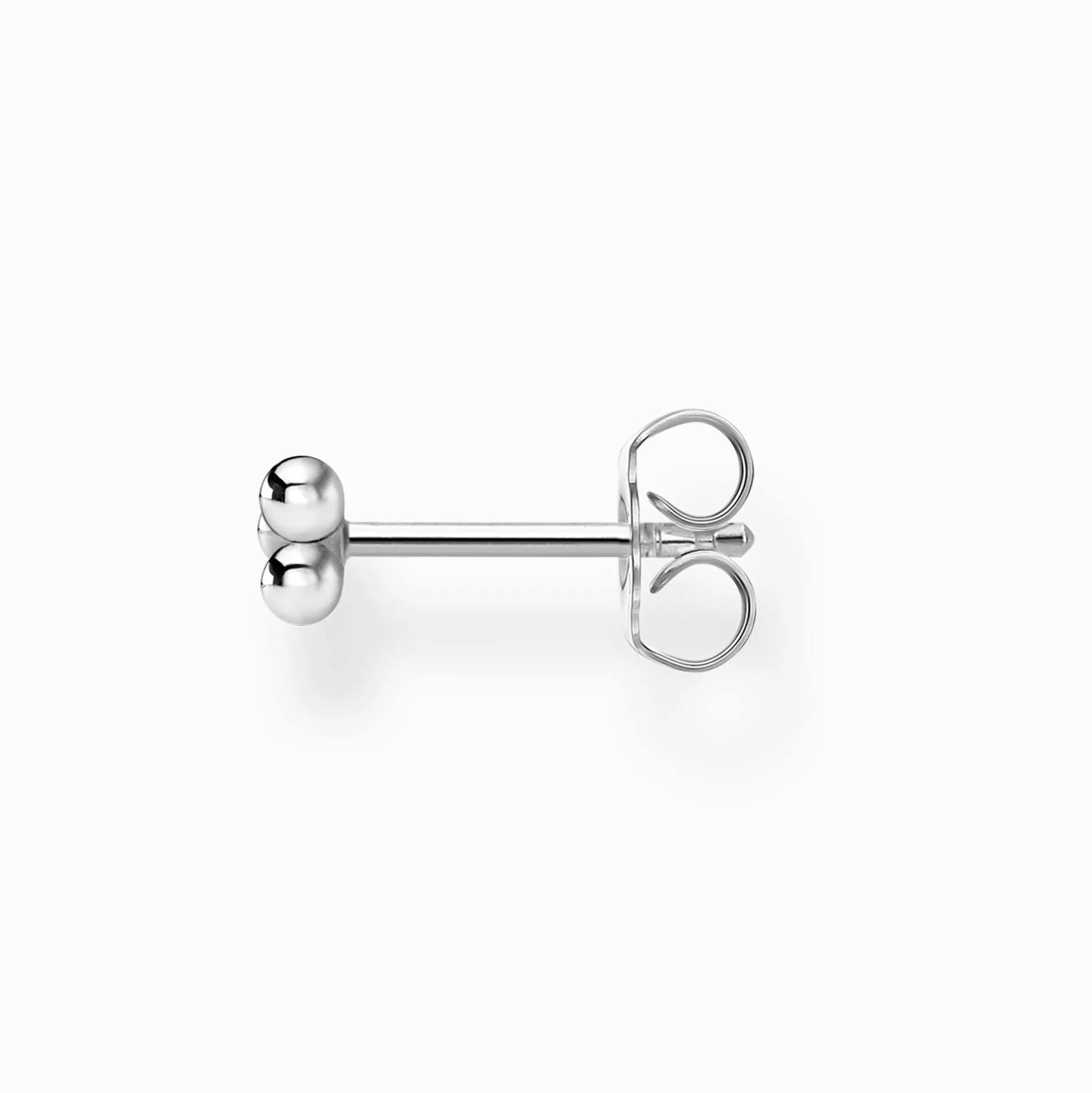 Best Sale Einzel Ohrstecker Kugeln silber Damen Ohrstecker