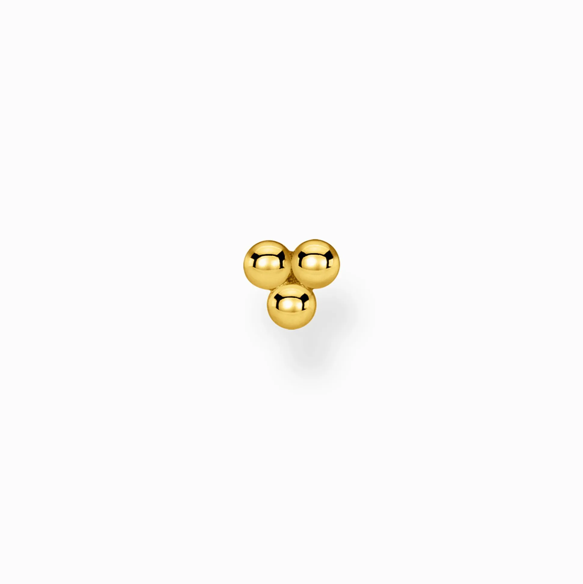 Cheap Einzel Ohrstecker Kugeln gold Damen Ohrstecker