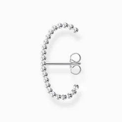 Outlet Einzel Ohrstecker Kugeln silber Damen Ohrstecker