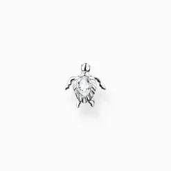 Hot Einzel Ohrstecker Schildkröte silber Damen Ohrstecker