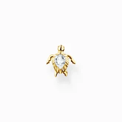 Cheap Einzel Ohrstecker Schildkröte gold Damen Ohrstecker