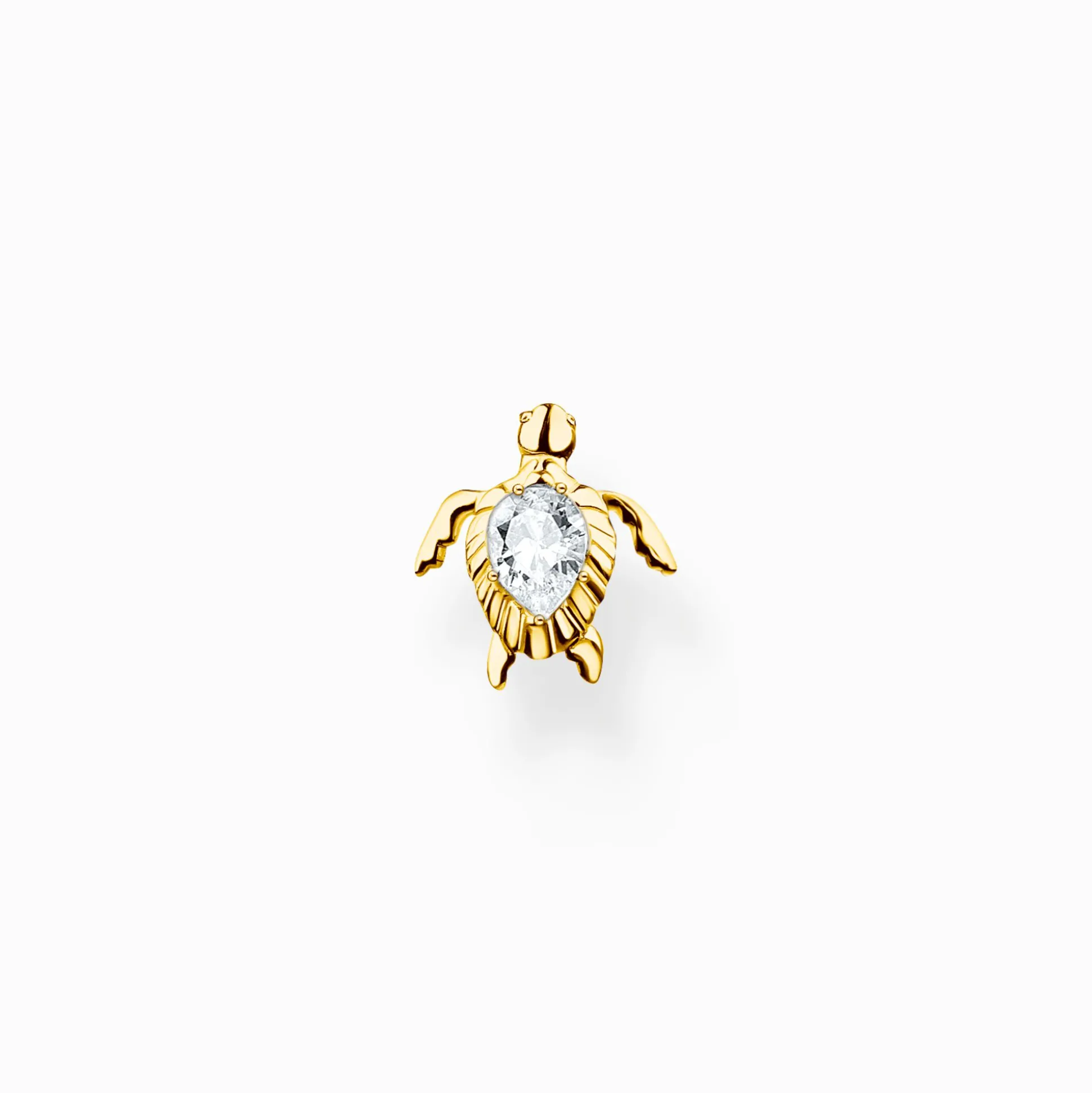 Cheap Einzel Ohrstecker Schildkröte gold Damen Ohrstecker