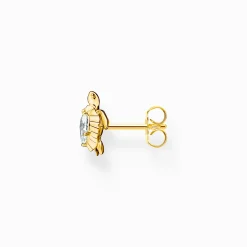 Cheap Einzel Ohrstecker Schildkröte gold Damen Ohrstecker