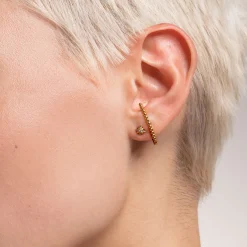 Discount Einzel Ohrstecker Stern gold Damen Ohrstecker