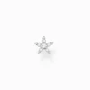 Best Sale Einzel Ohrstecker Stern silber Damen Ohrstecker
