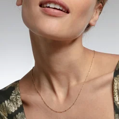 Sale Erbskette gold Stärke 1,6 mm Damen Halsketten|Halsketten