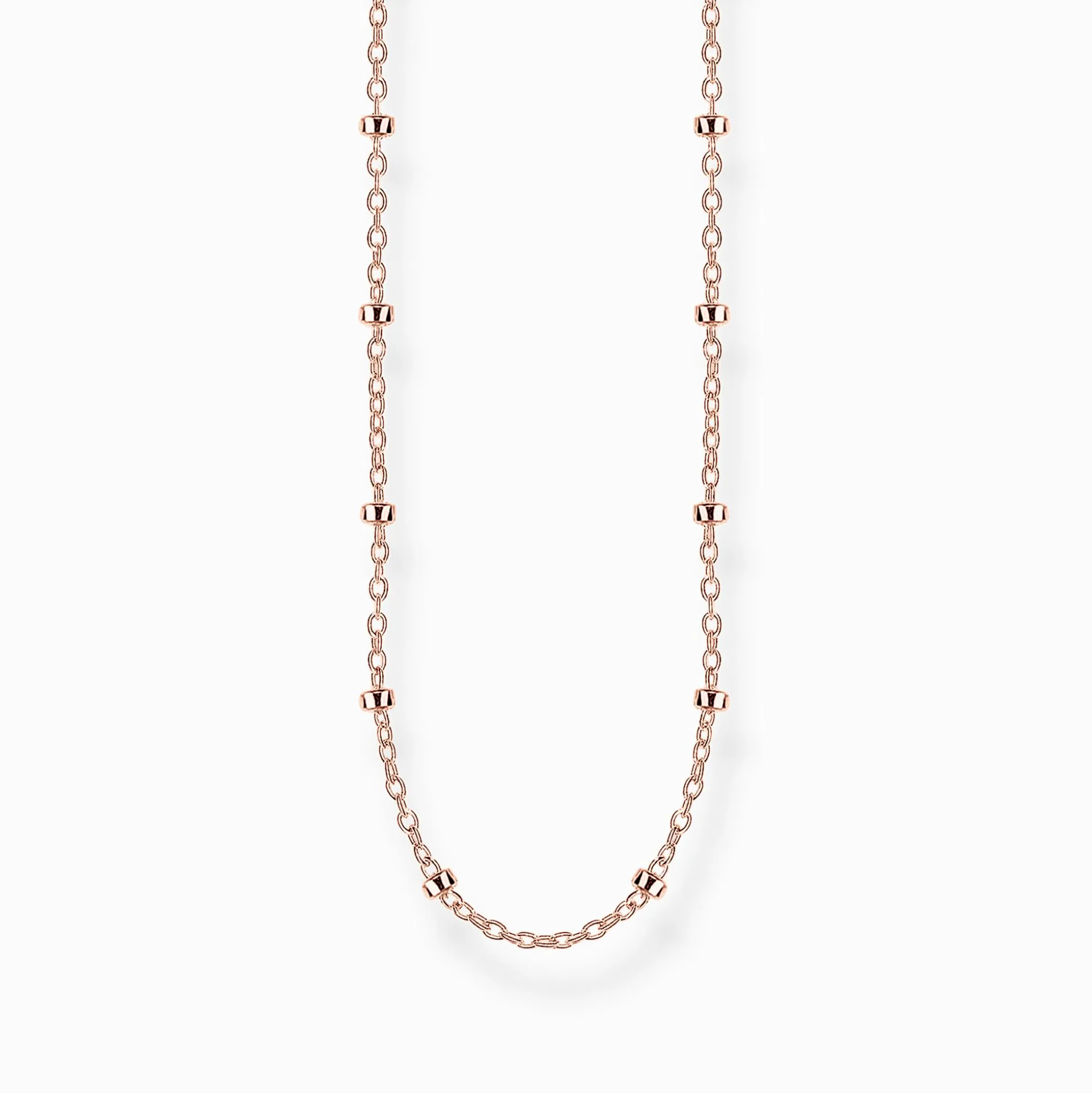 Hot Erbskette roségold Stärke 1,6 mm Damen Halsketten|18K Rosé-Vergoldung - 925 Silber