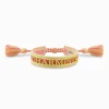 Outlet Gewebtes Armband Charmista in Pink, Grün und Orange Accessoires